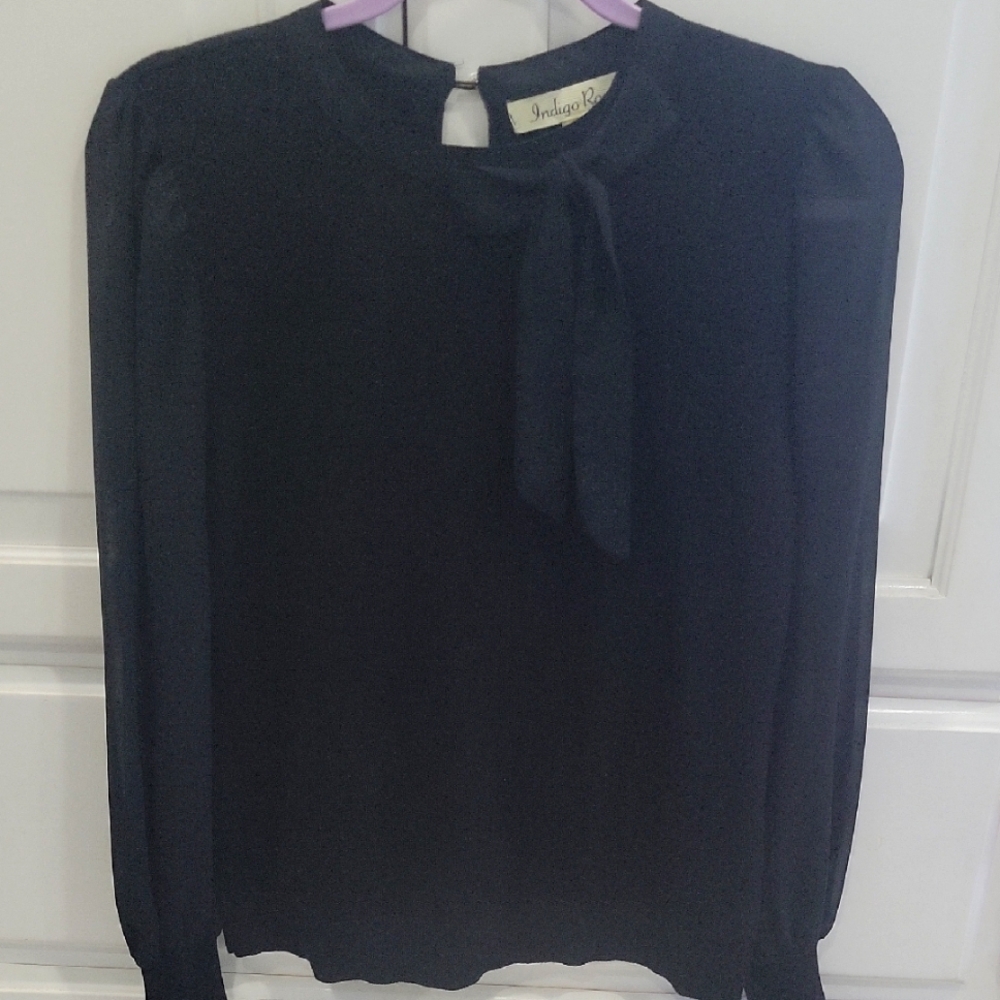 Indigo Women's Black Blouse